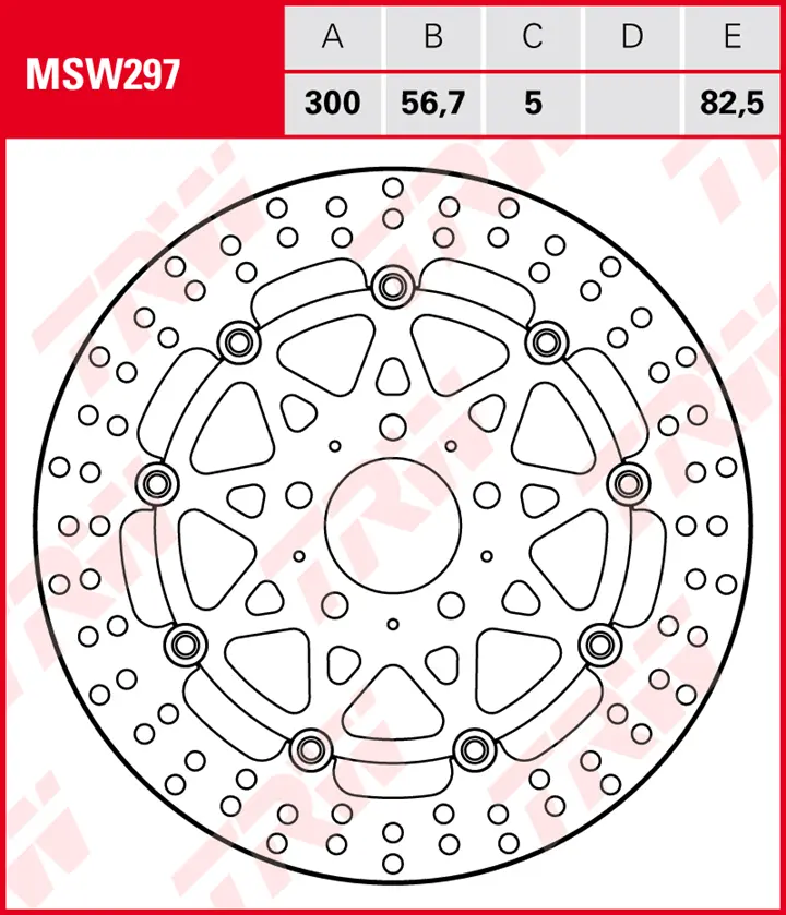 Round Floating Brake Rotor