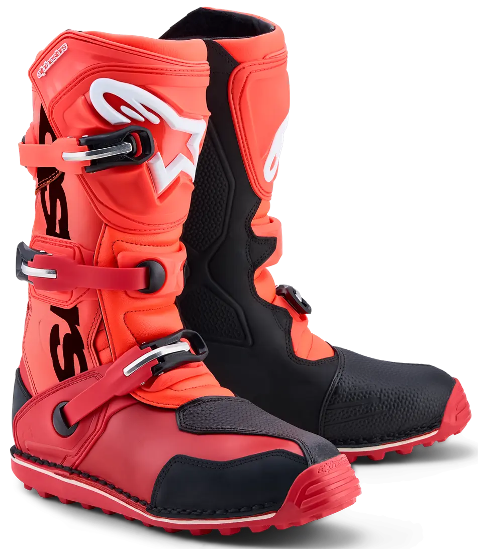 Black / Fluorescent Red / White