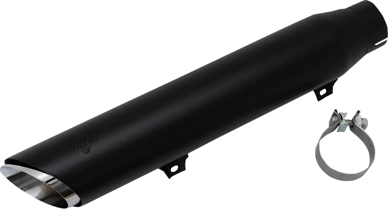 MUFFLER SLIP ON SOFTAIL BLACK