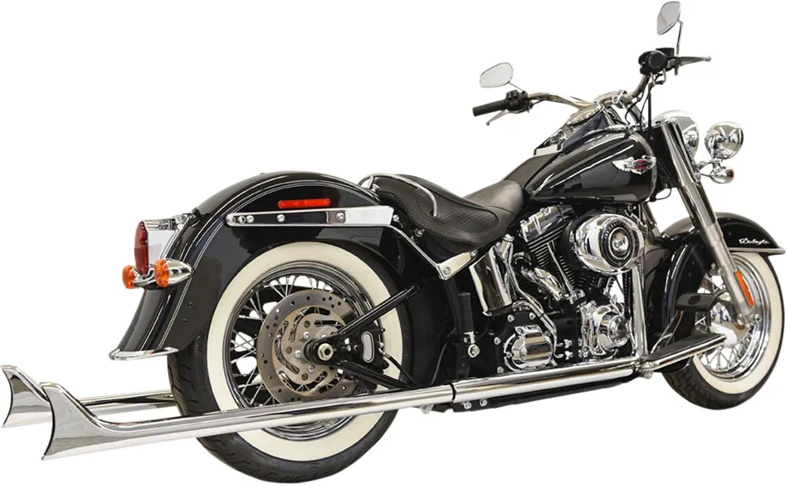 True Duals Exhaust System with Fishtail Mufflers