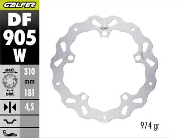 BRAKE ROTOR FIXED WAVE