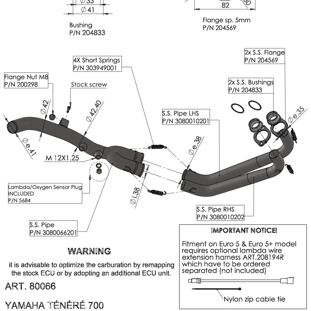 4-STROKE HEADER PIPES