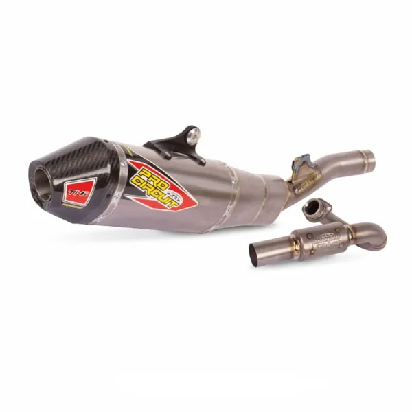 EXHAUST TI-6 TIT W/CARBON ENDCAP 250 KX 2021-2024