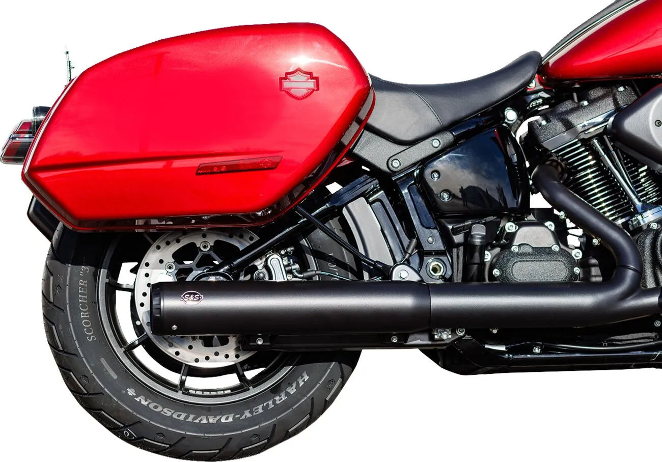 MUFFLERS - GRAND NATIONAL - SOFTAIL M8 2025 - BLACK