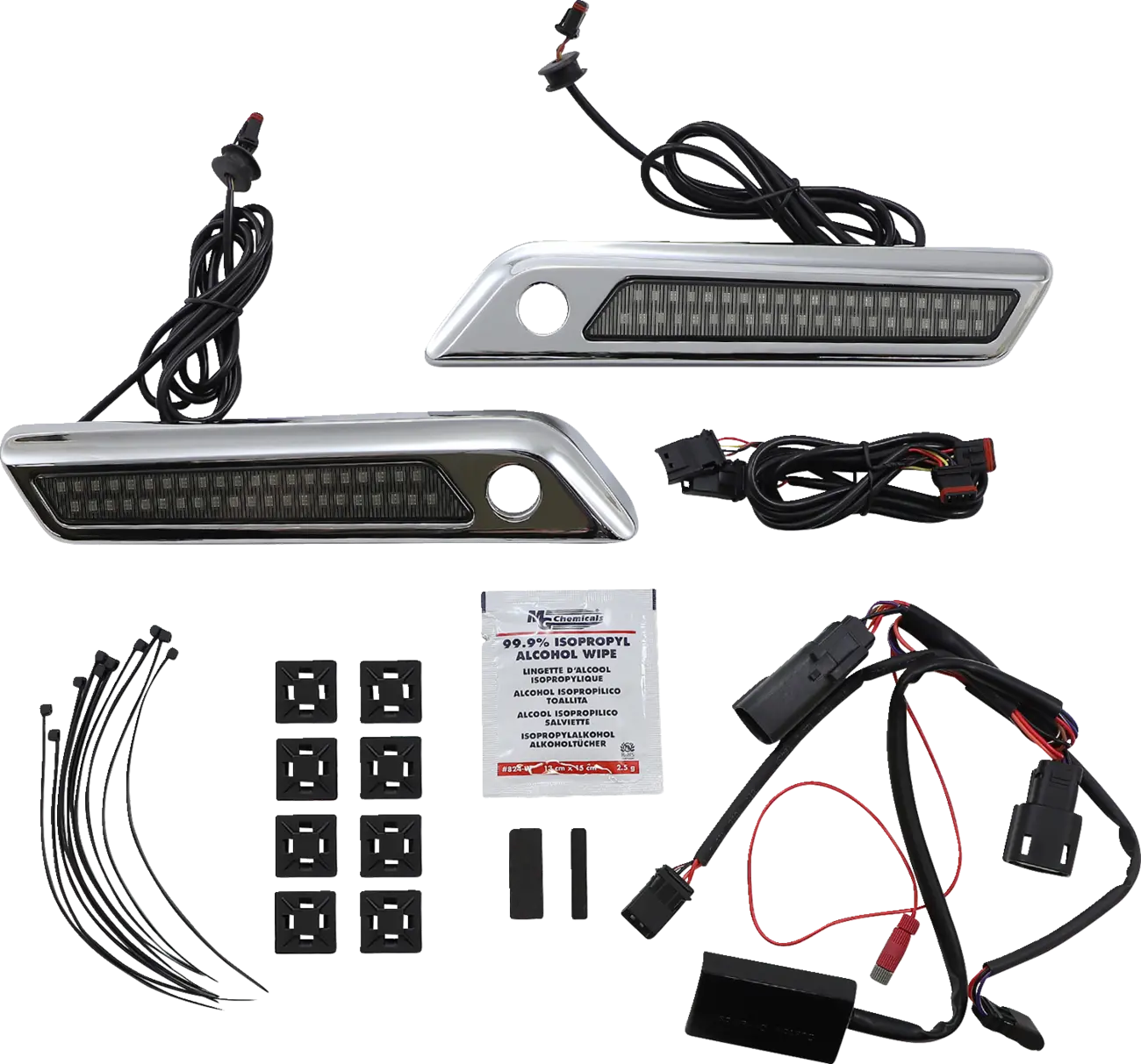 Saddlebag Latch Dual Color Accent Lights