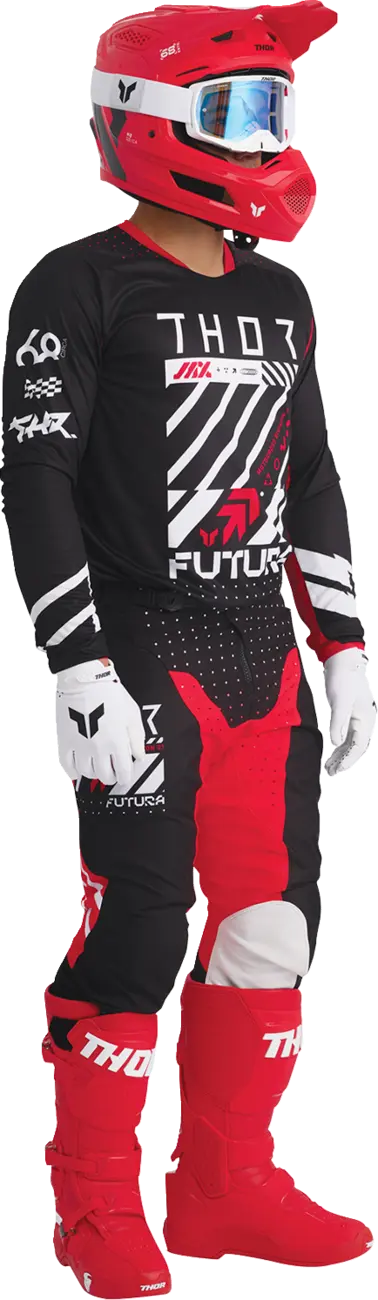 PANT LAUNCHMODE FUTURA BLACK/RED 28