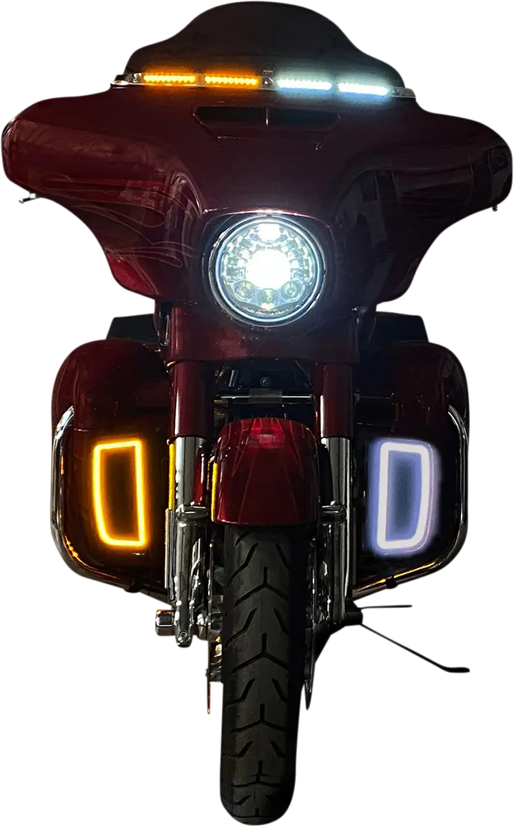 LOWER FAIRING GRILL UPGRADE WITH DRL & TURN SIGNALS