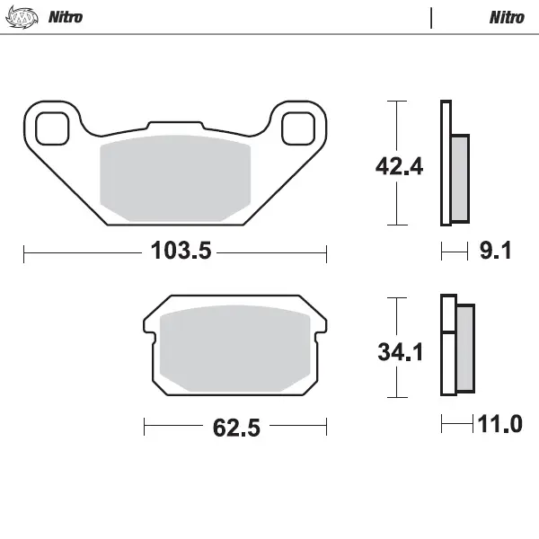 BRAKE PAD NITRO