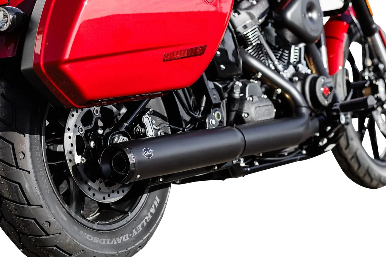 MUFFLERS - GRAND NATIONAL - SOFTAIL M8 2025 - BLACK