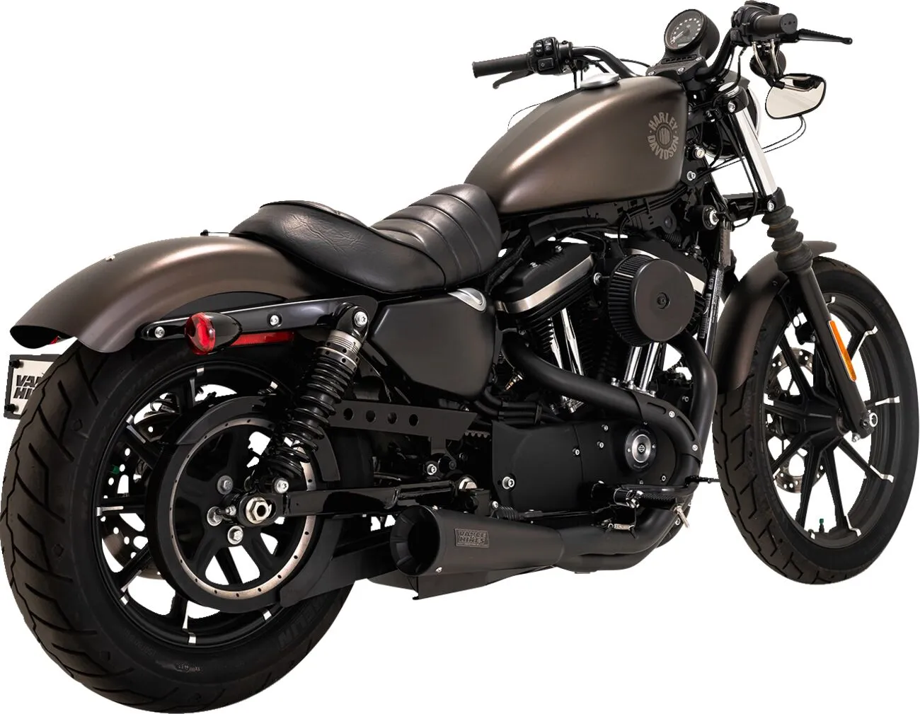 EXHAUST 2 INTO 1 STAINLESS UPSWEEP BLACK SPORTSTER