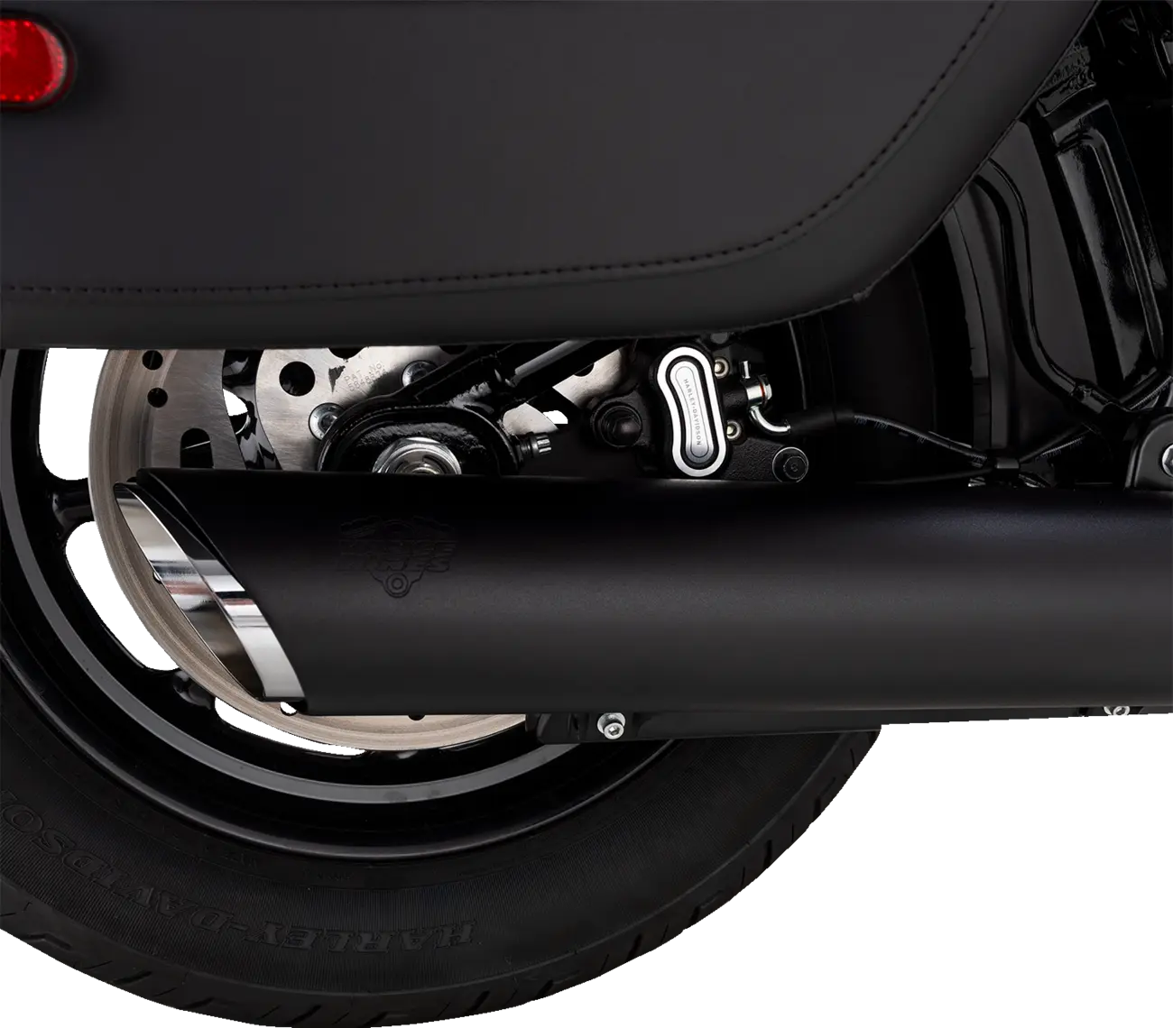 MUFFLER SLIP ON SOFTAIL BLACK