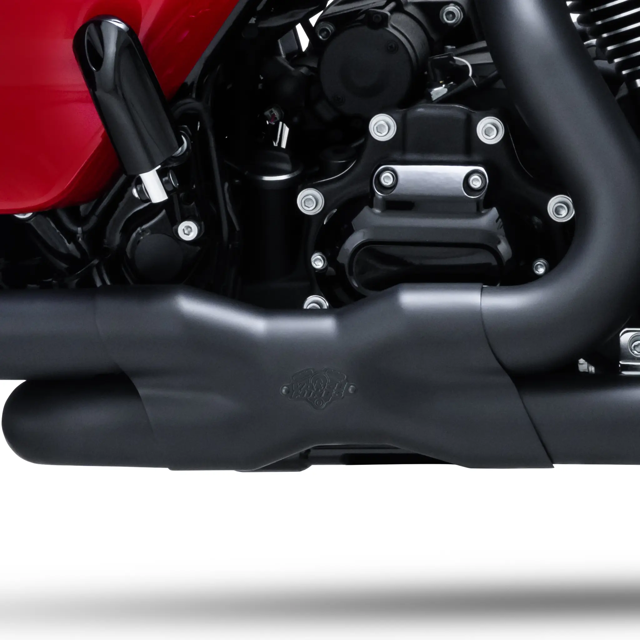 Black — HEADER POWER DUALS HEADPIPES - FL 17-UP - BLACK
