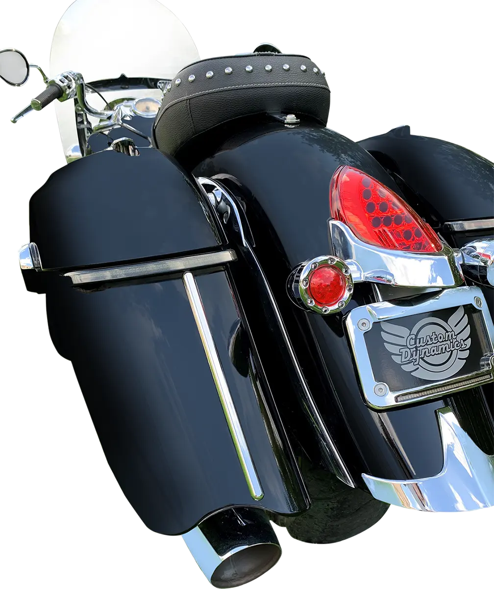 SADDLE BAG LIGHTS FOR INDIAN SPRINGFIELD V2 WITH SMOKE LENS