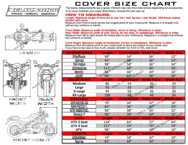 Image: Product/Part name Size Chart
