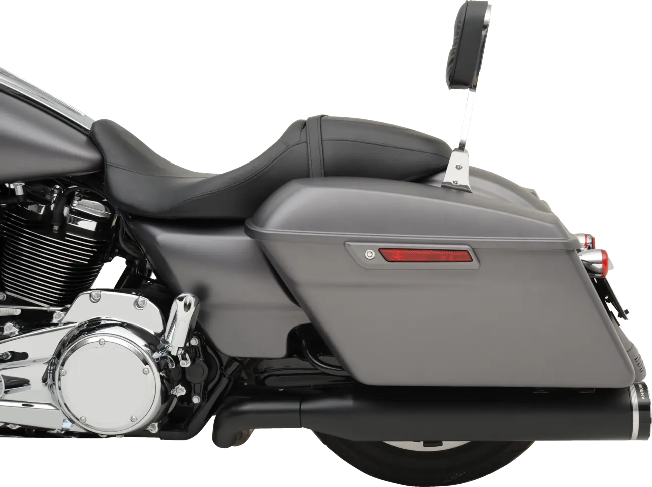 EXHAUST SYSTEM DOMINATOR-SR BLACK W/O END CAP