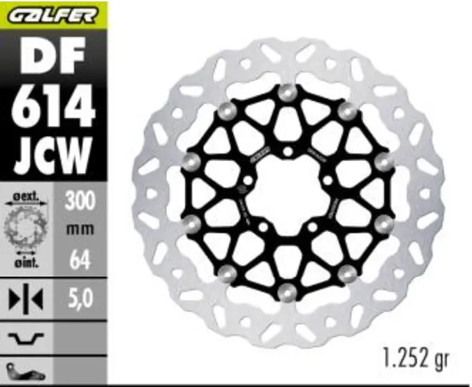 BRAKE ROTOR FLOATECH WAVE