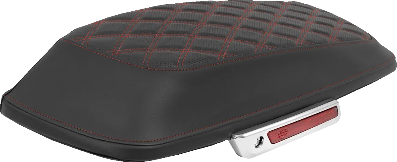 Lattice Stitched Saddlebag Lid Covers