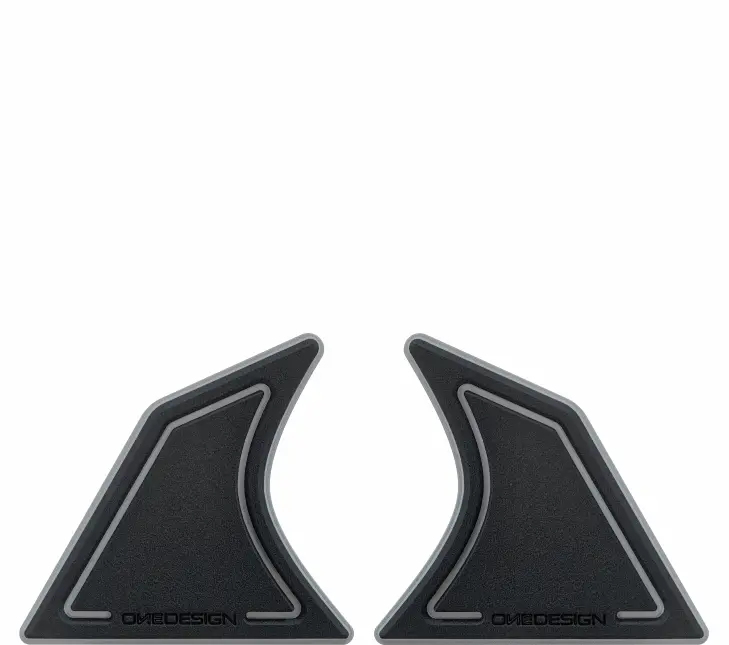 Side Tankpad Hdf Uni 144 2x134 2MM Black Grey
