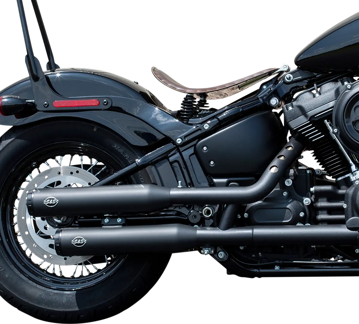MUFFLERS - GRAND NATIONAL RACE - M8 SOFTAIL - BLACK