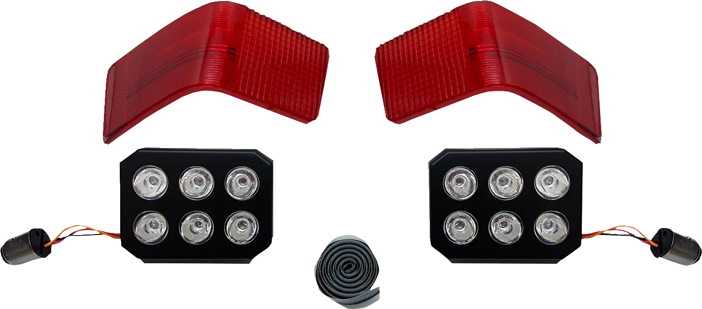 LED Tour-Pak Run/Brake Lights with Lenses