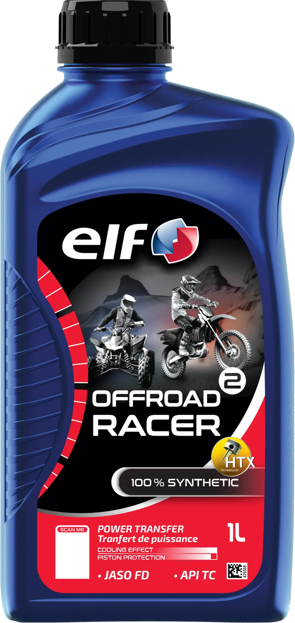 OIL OFF ROAD 2 RACER SYN 1L