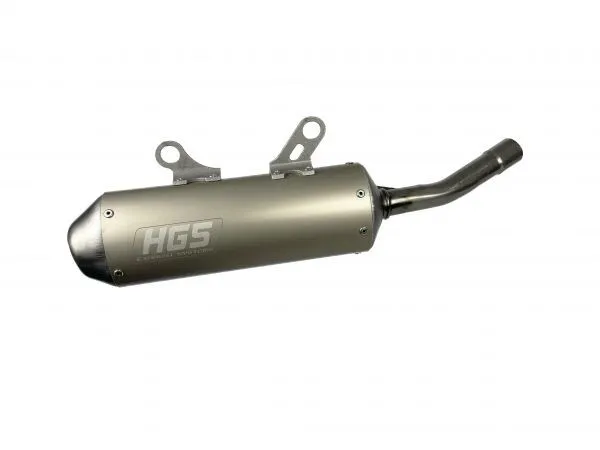 SILENCER HGS SX/TC250 23-/MC250 24- GREY/STEEL OVAL
