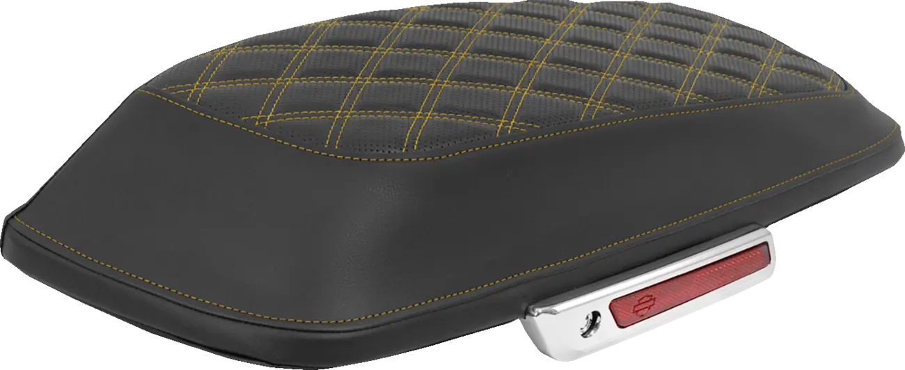 Lattice Stitched Saddlebag Lid Covers
