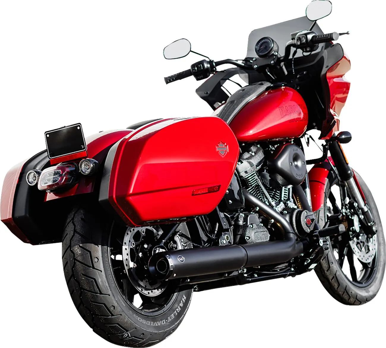 MUFFLERS - GRAND NATIONAL - SOFTAIL M8 2025 - BLACK