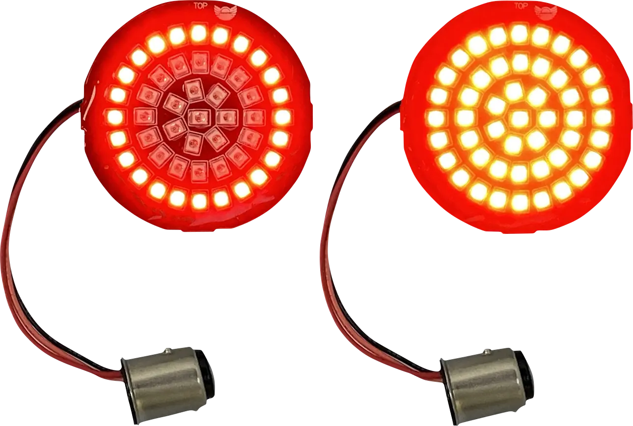 Genesis® 4 Red Ring LED Turn Signal Inserts