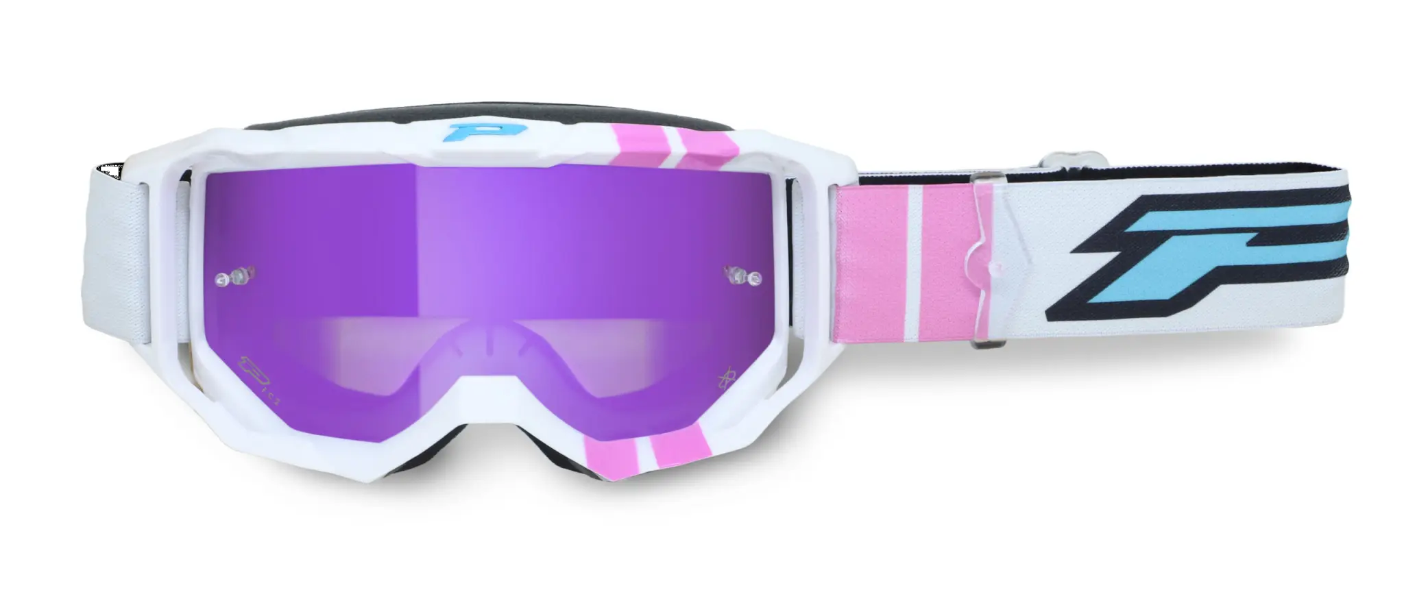 Cyan, Pink, Purple, White