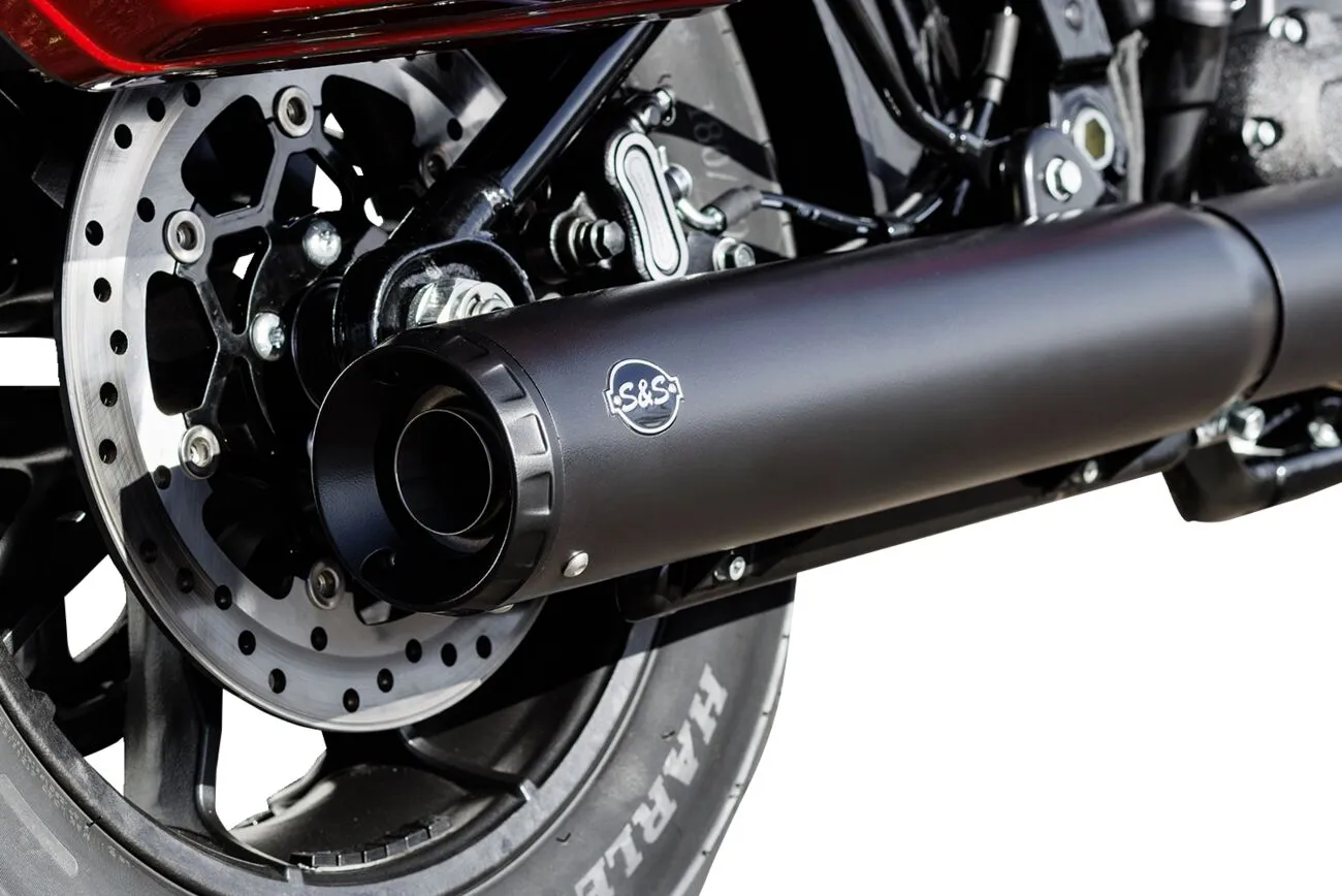 MUFFLERS - GRAND NATIONAL - SOFTAIL M8 2025 - BLACK