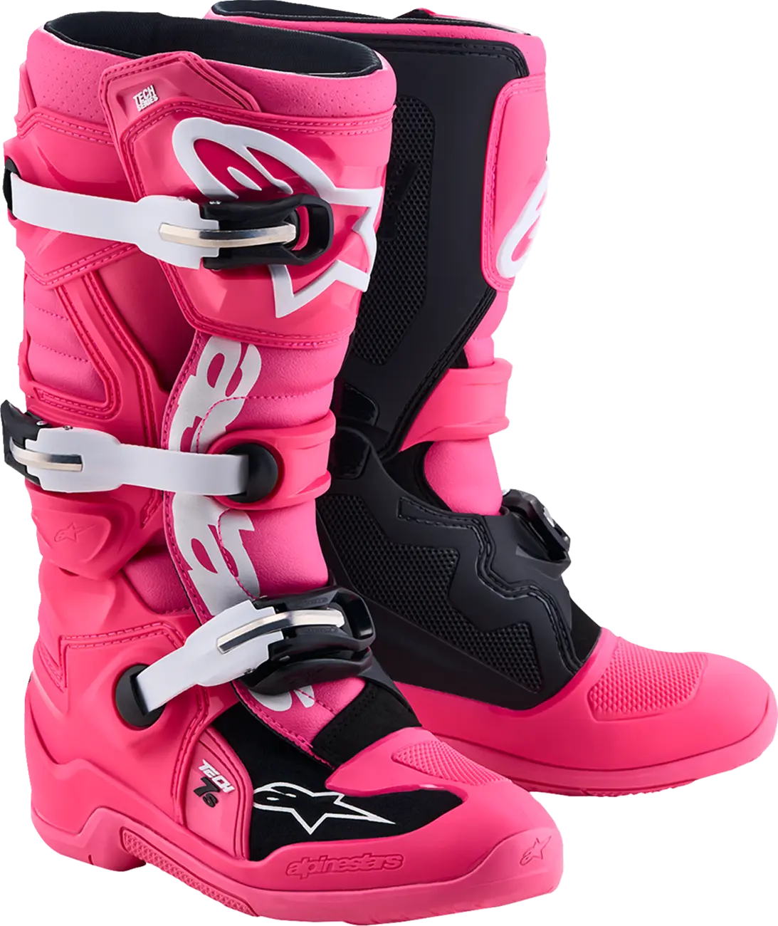 Black / Fluorescent Pink / White
