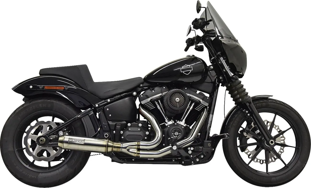 2-into-1 Exhaust System with Superbike Muffler