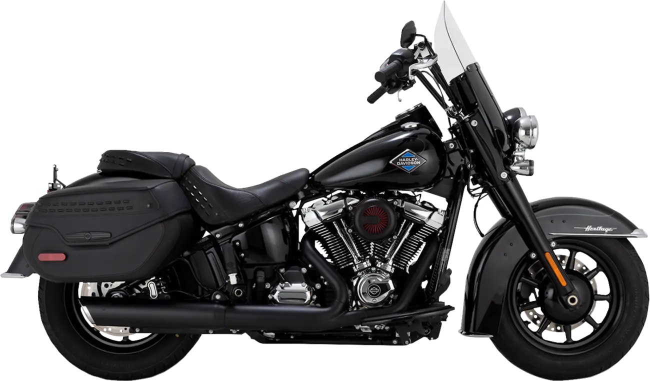 MUFFLER SLIP ON SOFTAIL BLACK