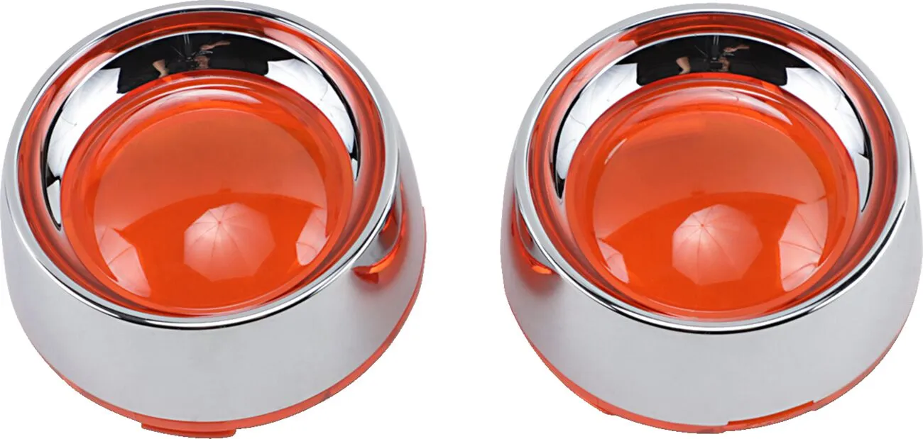 Deep-Dish Bezels with Lens for Bullet Turn Signals