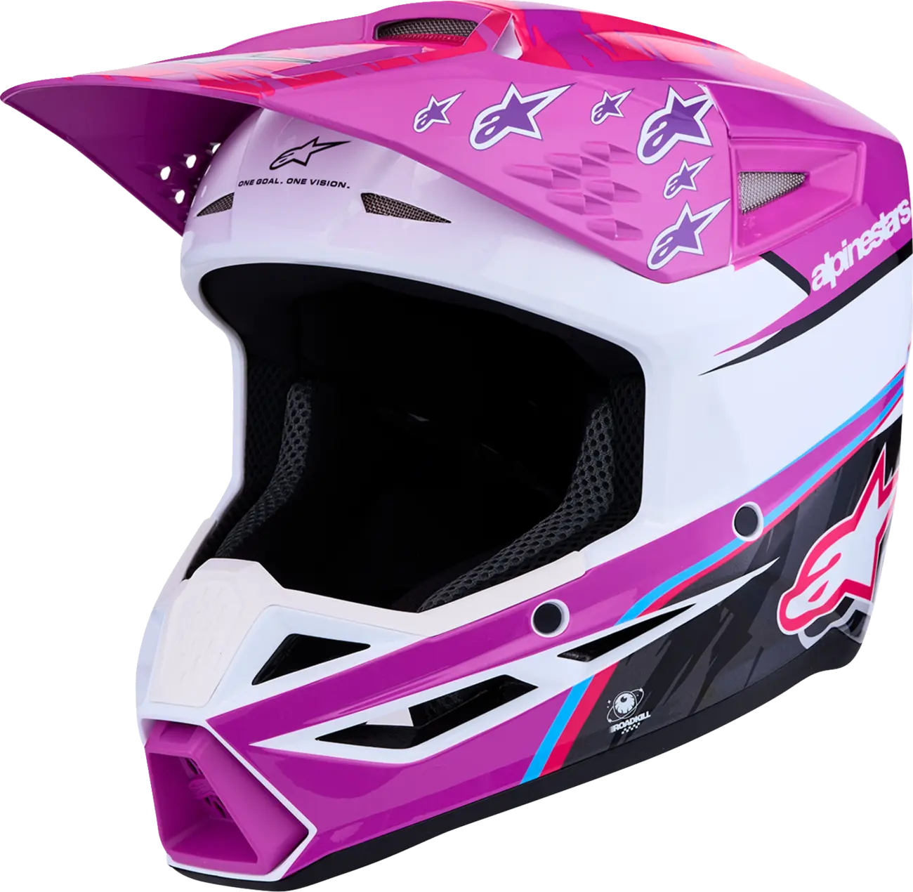 Glossy Black / Falcon / Pink / Purple / White
