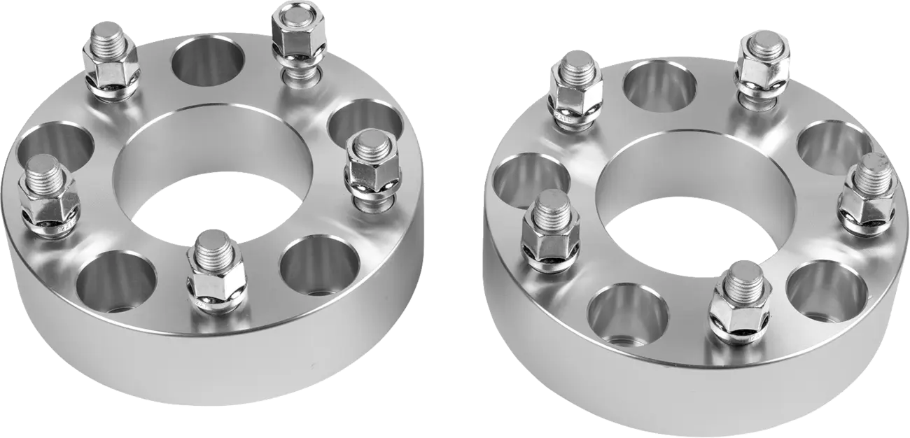 Raw / Silver — WHEEL SPACER 5-4.5 1 1/2" 12X1.50