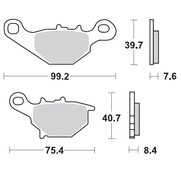 MM BRAKEPAD SUZUKI RM80