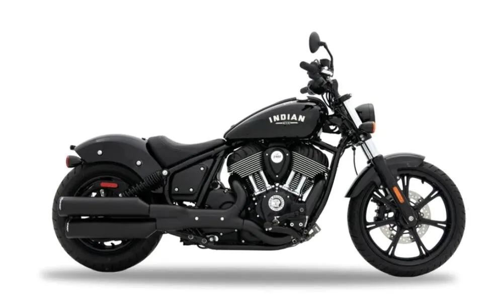 MUFFLERS 4" SLIP-ONS - INDIAN 20-24 - BLACK