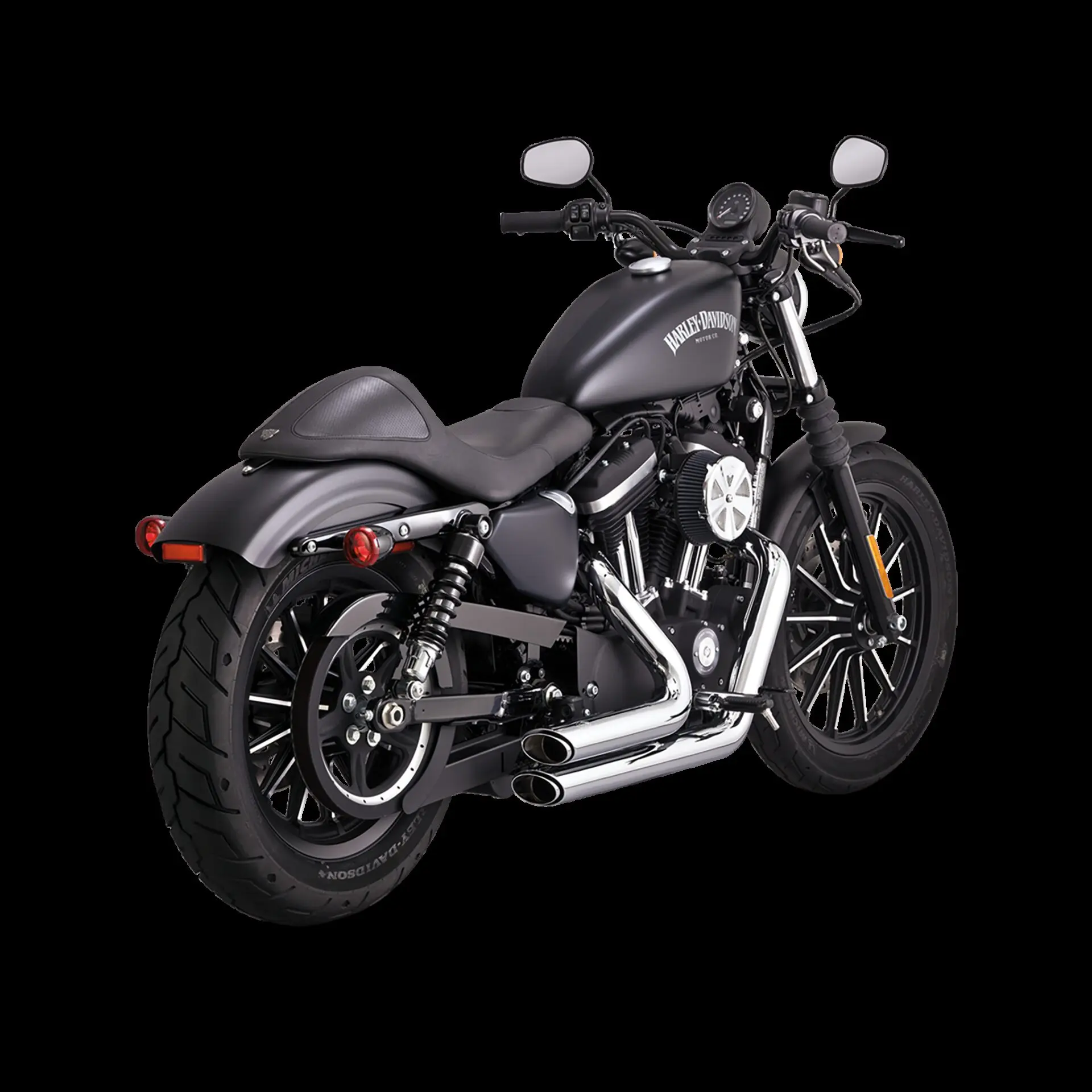 Shortshots Staggered Exhaust System Chrome