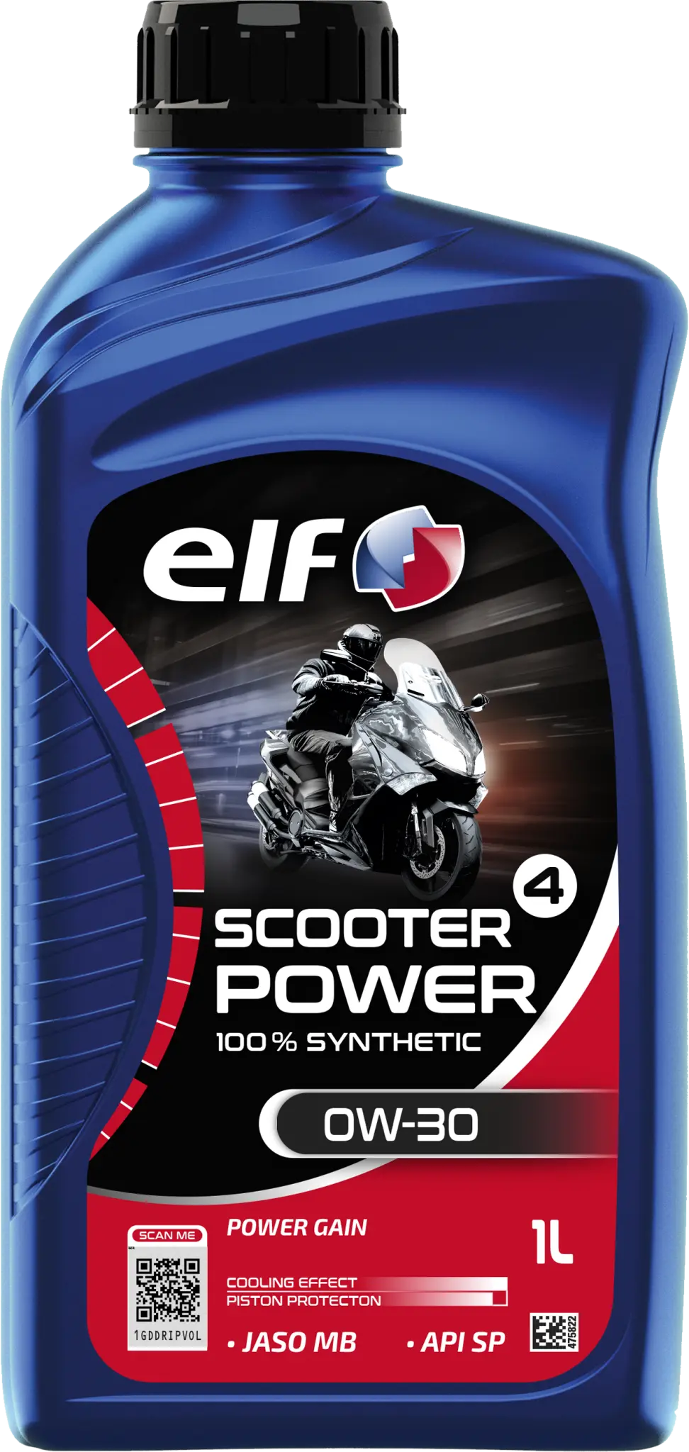 Масло для скутеров ELF Scooter 4 Power 0W-30 SYN 1L
