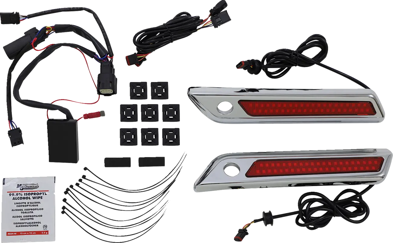 Saddlebag Latch Dual Color Accent Lights