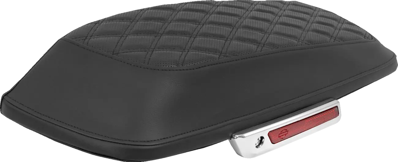 Lattice Stitched Saddlebag Lid Covers