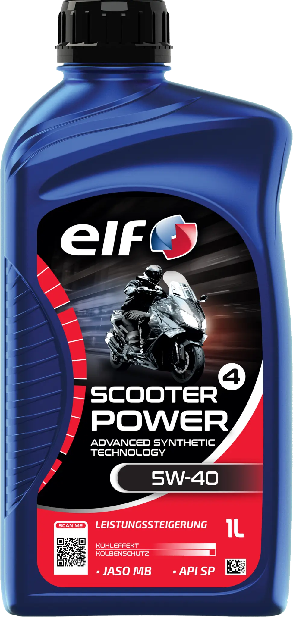 OIL SCOOTER 4 POWER 5W-40 DE ADV SYN 1L