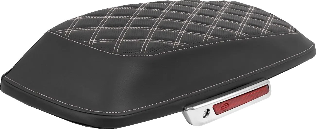 Lattice Stitched Saddlebag Lid Covers
