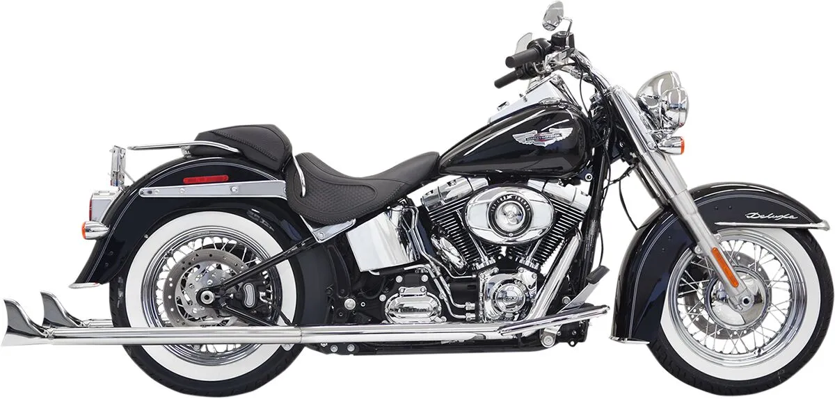 True Duals Exhaust System with Fishtail Mufflers