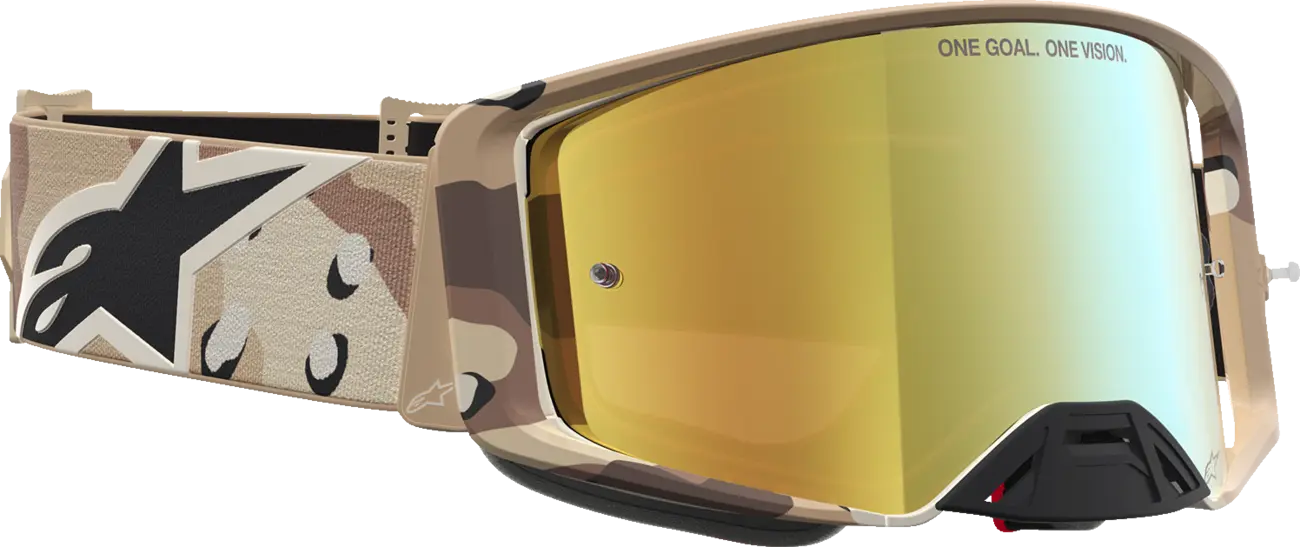 GOGGLE SUPERTECH LONE CAMO DESERT MIRROR-GLD
