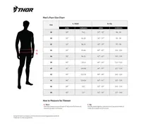 Image: Product/Part name Size Chart