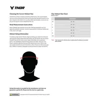 Image: Product/Part name Size Chart