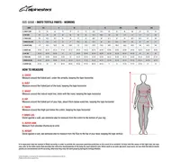 Image: Product/Part name Size Chart